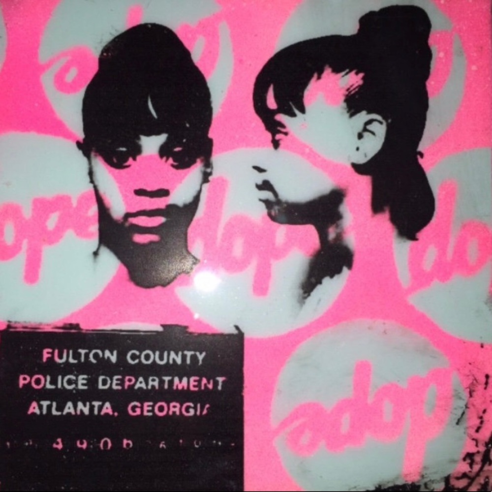⚡️LISA LOPES Left Eye celebrity mugshot 3D graffiti